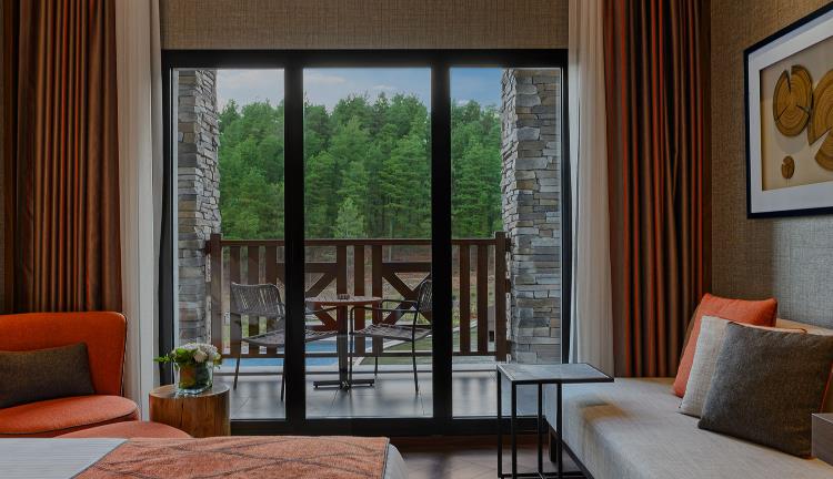 Deluxe Oda, Büyük Yataklı, Orman Manzaralı
